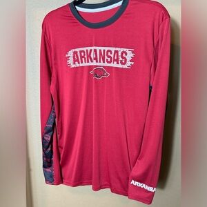 Colosseum Arkansas Razorback Quick Dry shirt. Youth XL NWOT